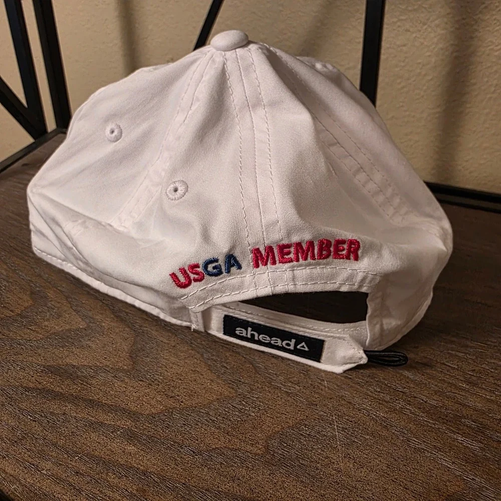 Ahead 124th US Open Pinehurst USGA Member Golf Hat White Putter Boy‎ Cap Classic